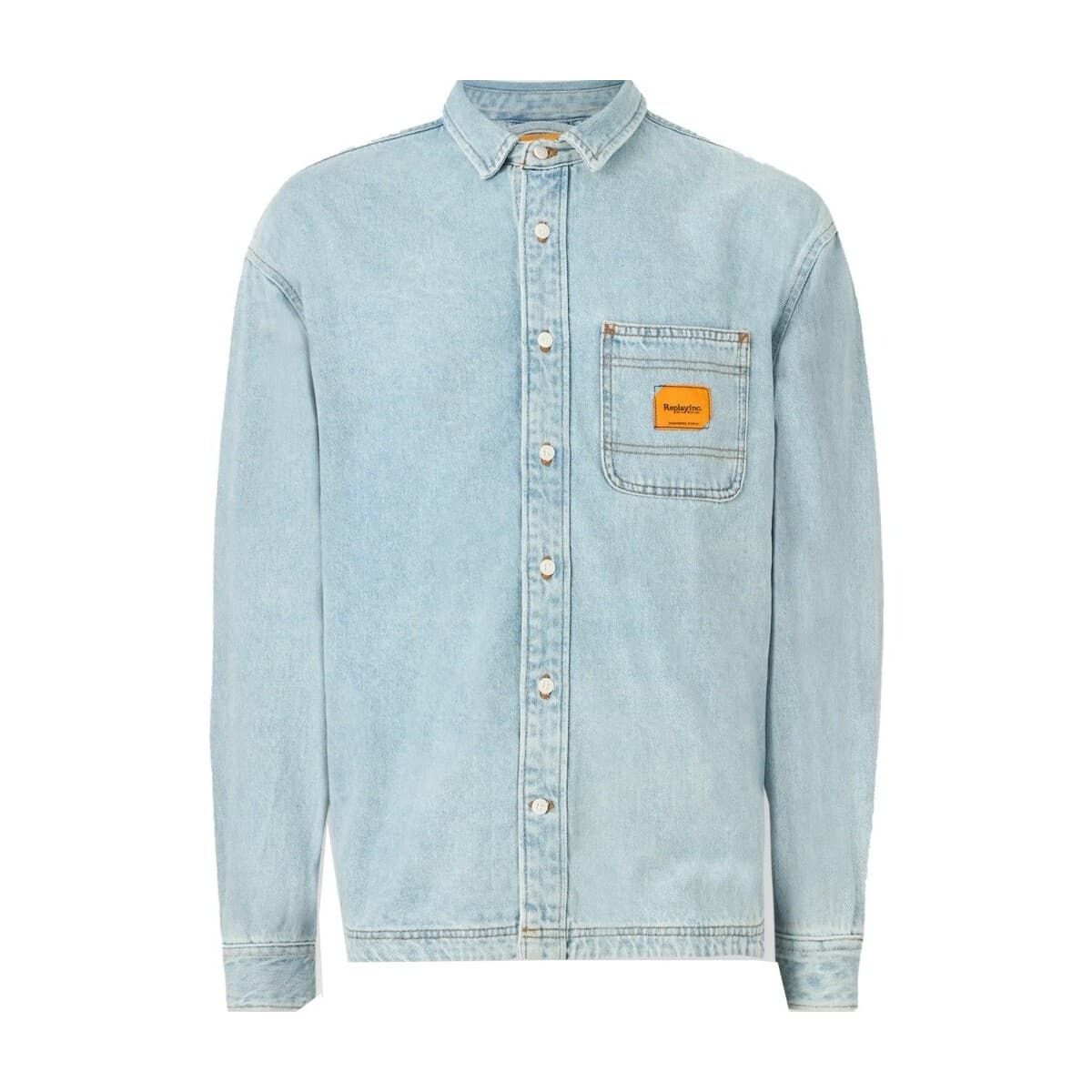 Men's Shirts Replay Blue