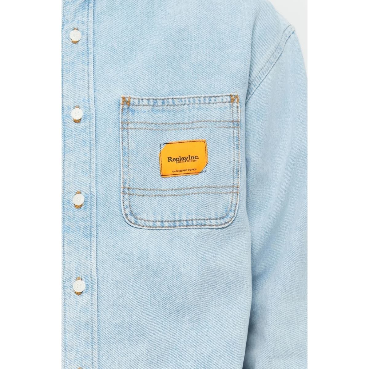 Men's Shirts Replay Blue