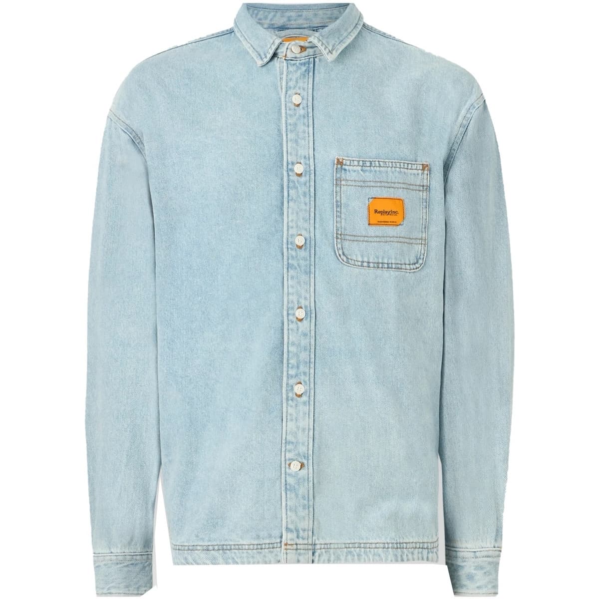 Men's Shirts Replay Blue