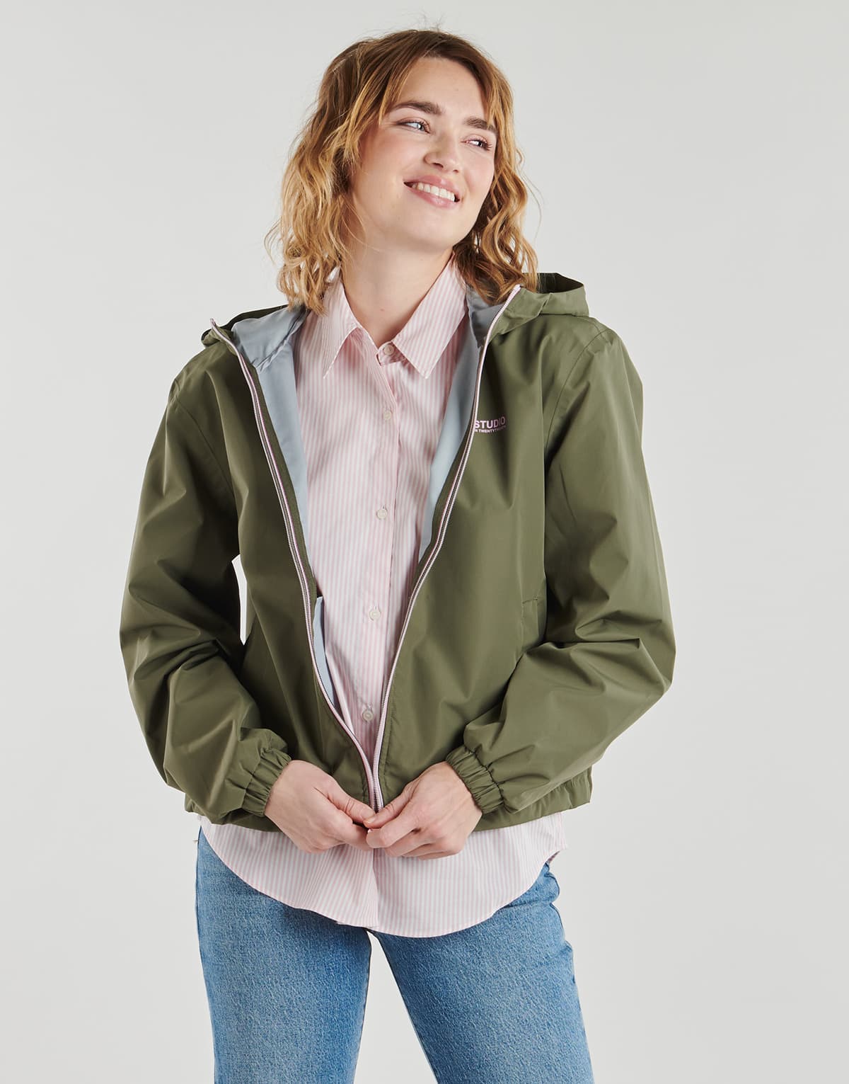 Women's Windbreakers JJXX Khaki