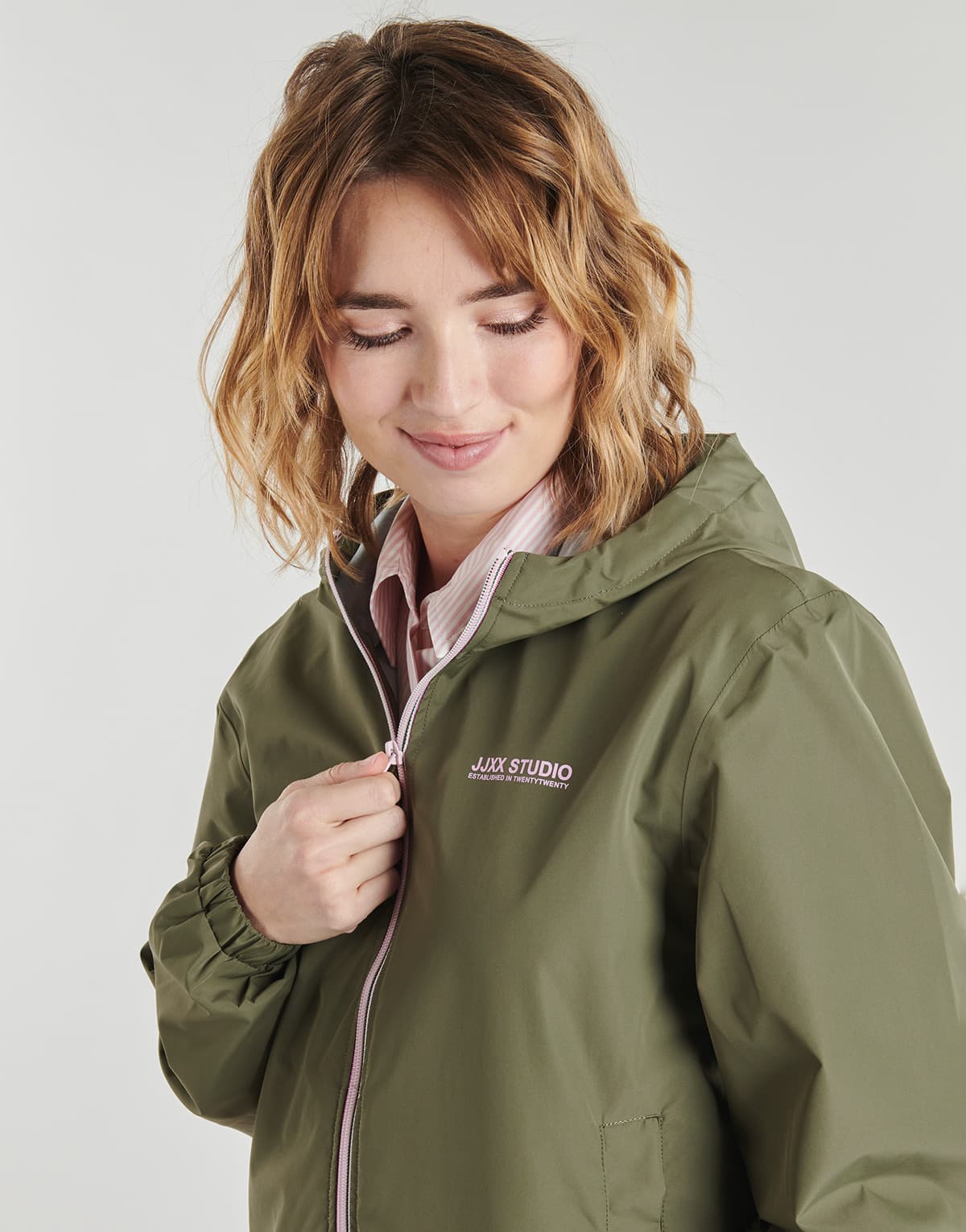 Women's Windbreakers JJXX Khaki