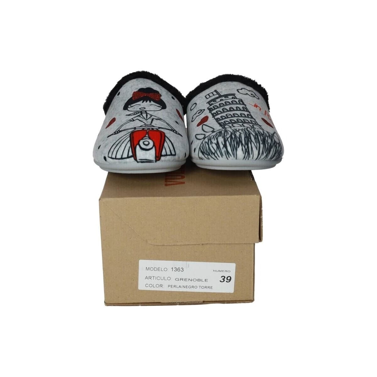 Women's House Slippers Vulca-bicha Black