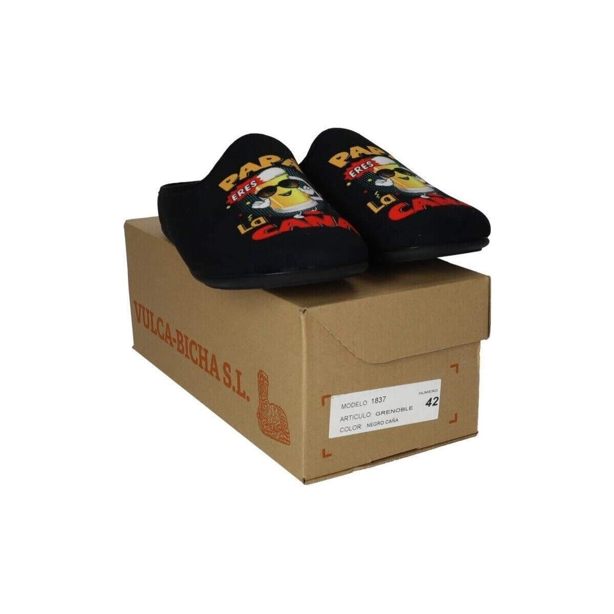 Men's House Slippers Vulca-bicha Black