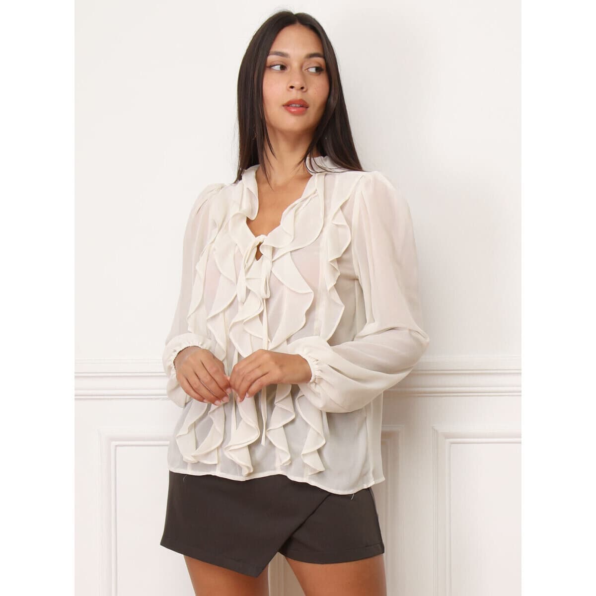 Women's T-Shirts La Modeuse Beige