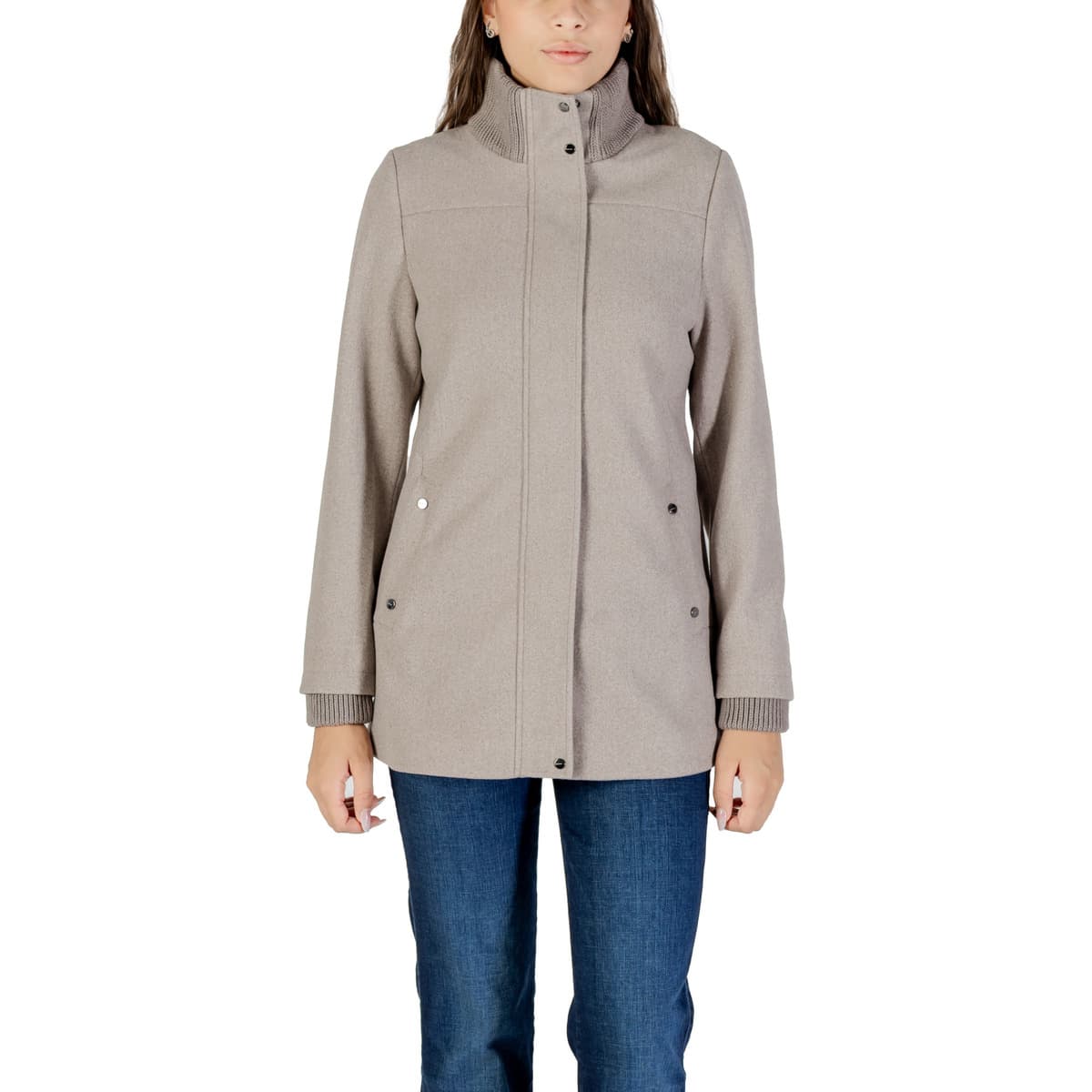 Παλτό Street One Short Coat W. Knit Details 202113