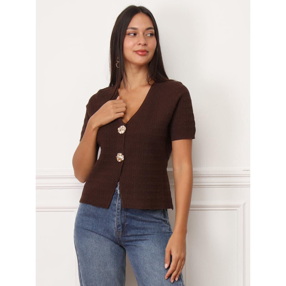 Women's Jackets La Modeuse Brown