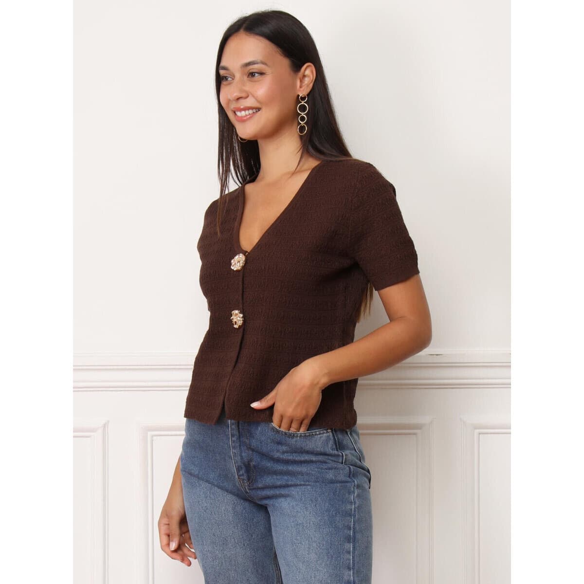 Women's Jackets La Modeuse Brown