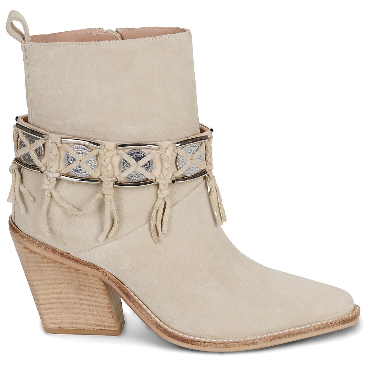Women's Ankle Boots Bronx Beige