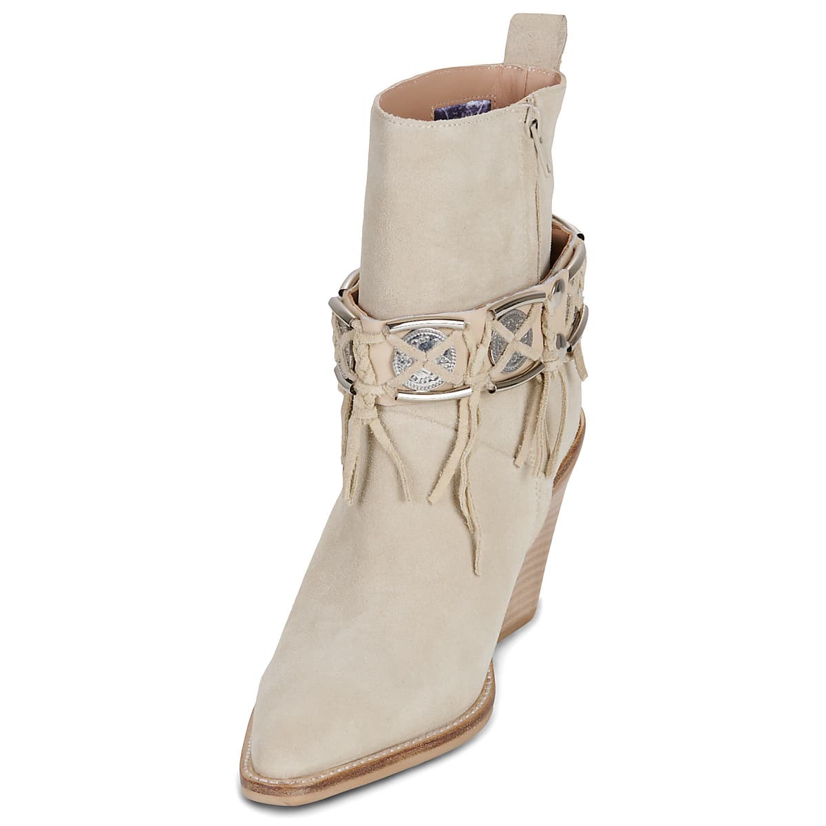 Women's Ankle Boots Bronx Beige