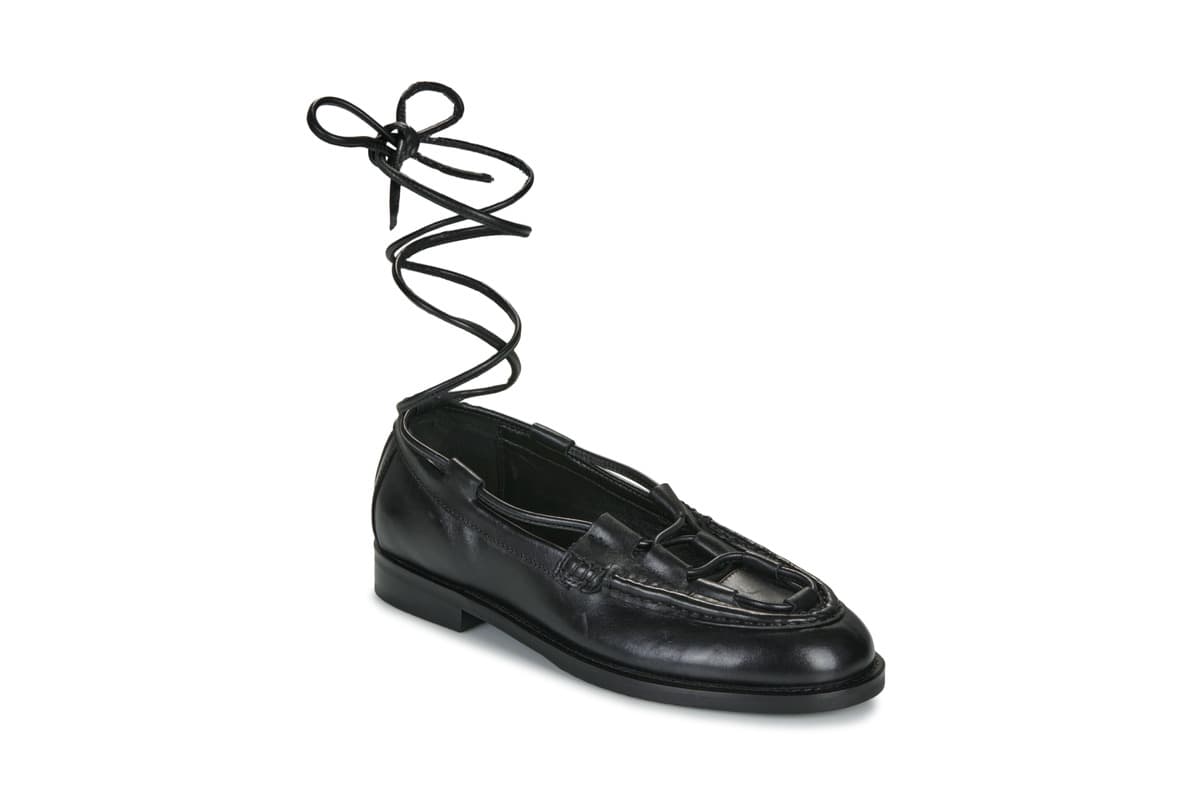 Women's Ballet Flats Bronx Black