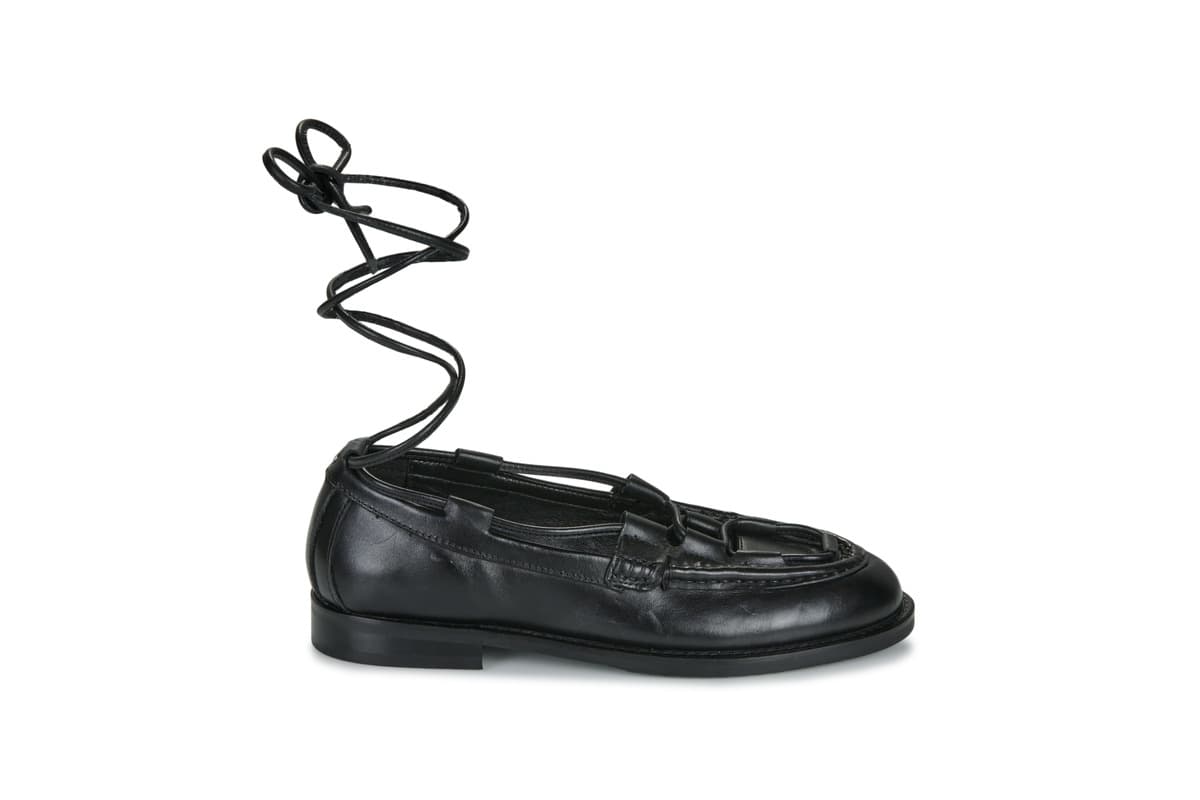 Women's Ballet Flats Bronx Black