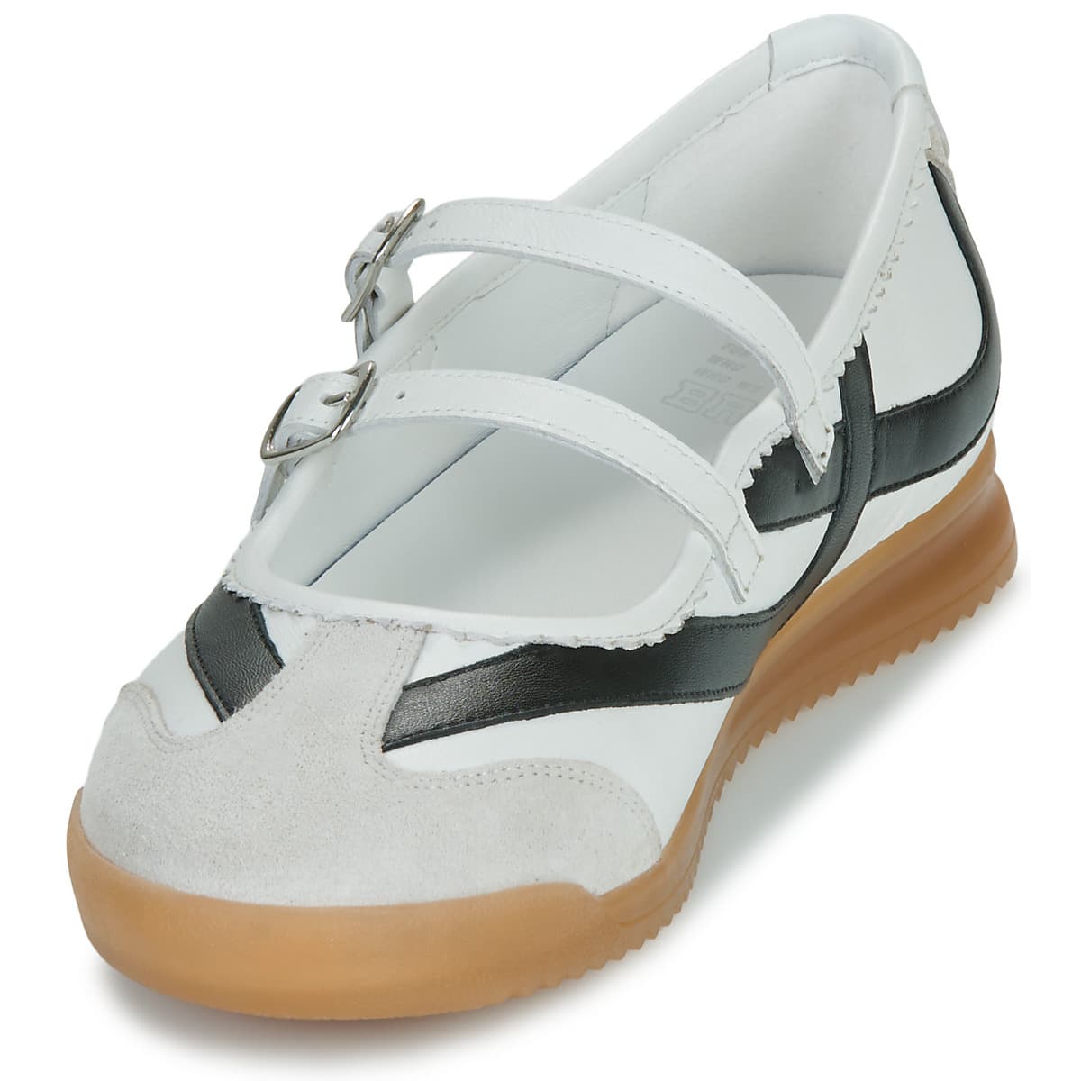 Women's Ballet Flats Bronx White