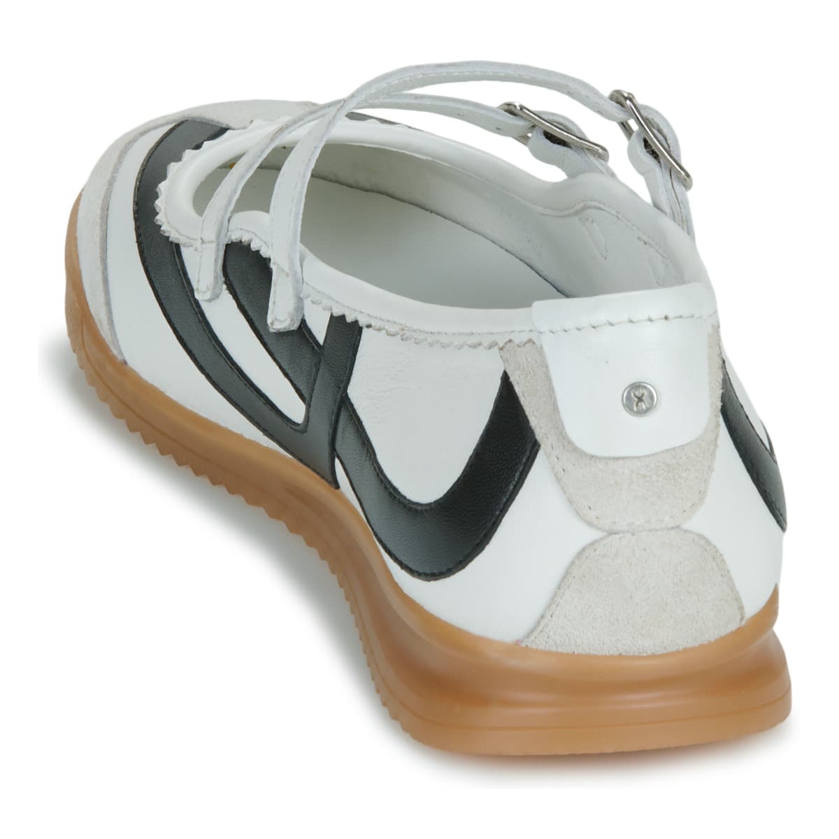 Women's Ballet Flats Bronx White