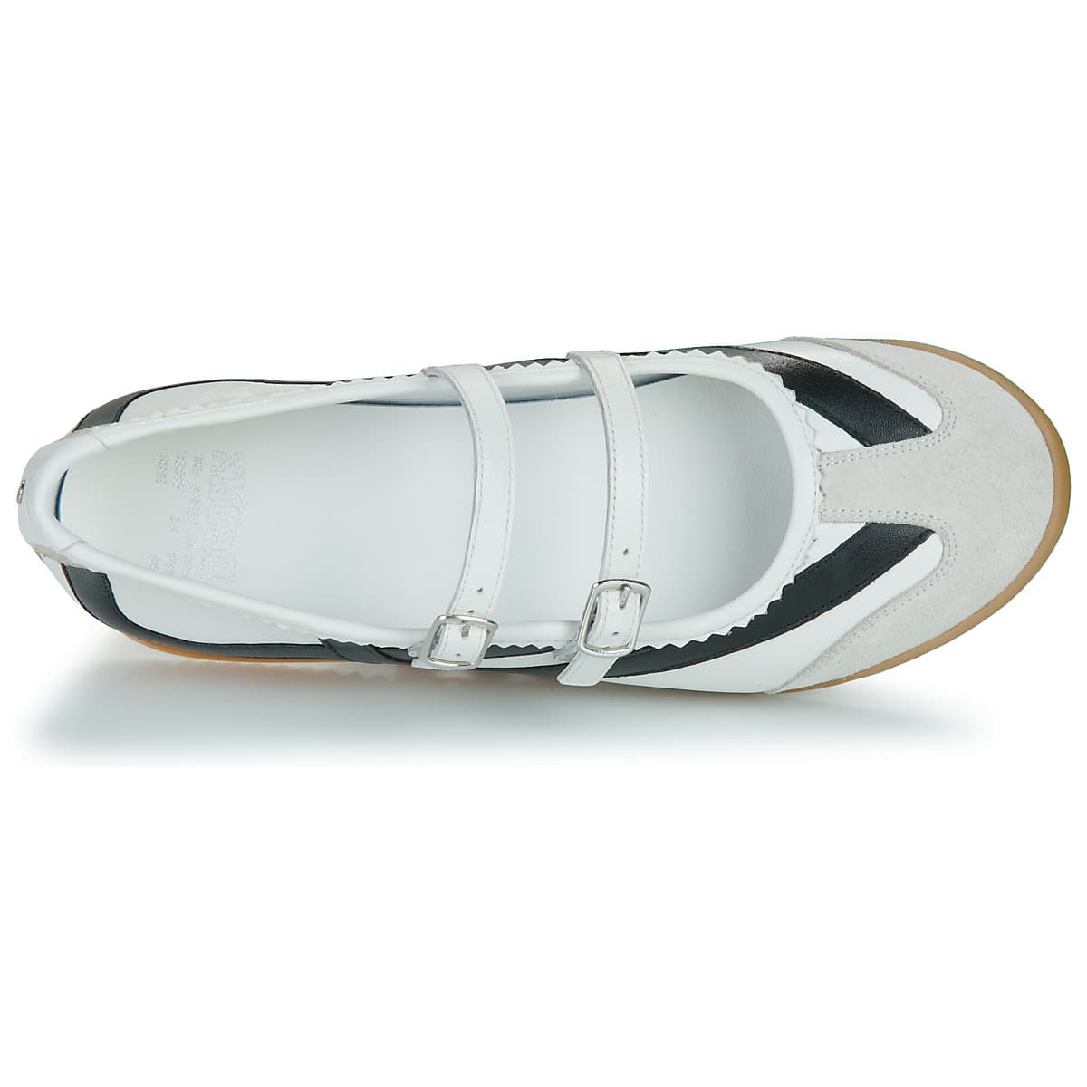 Women's Ballet Flats Bronx White