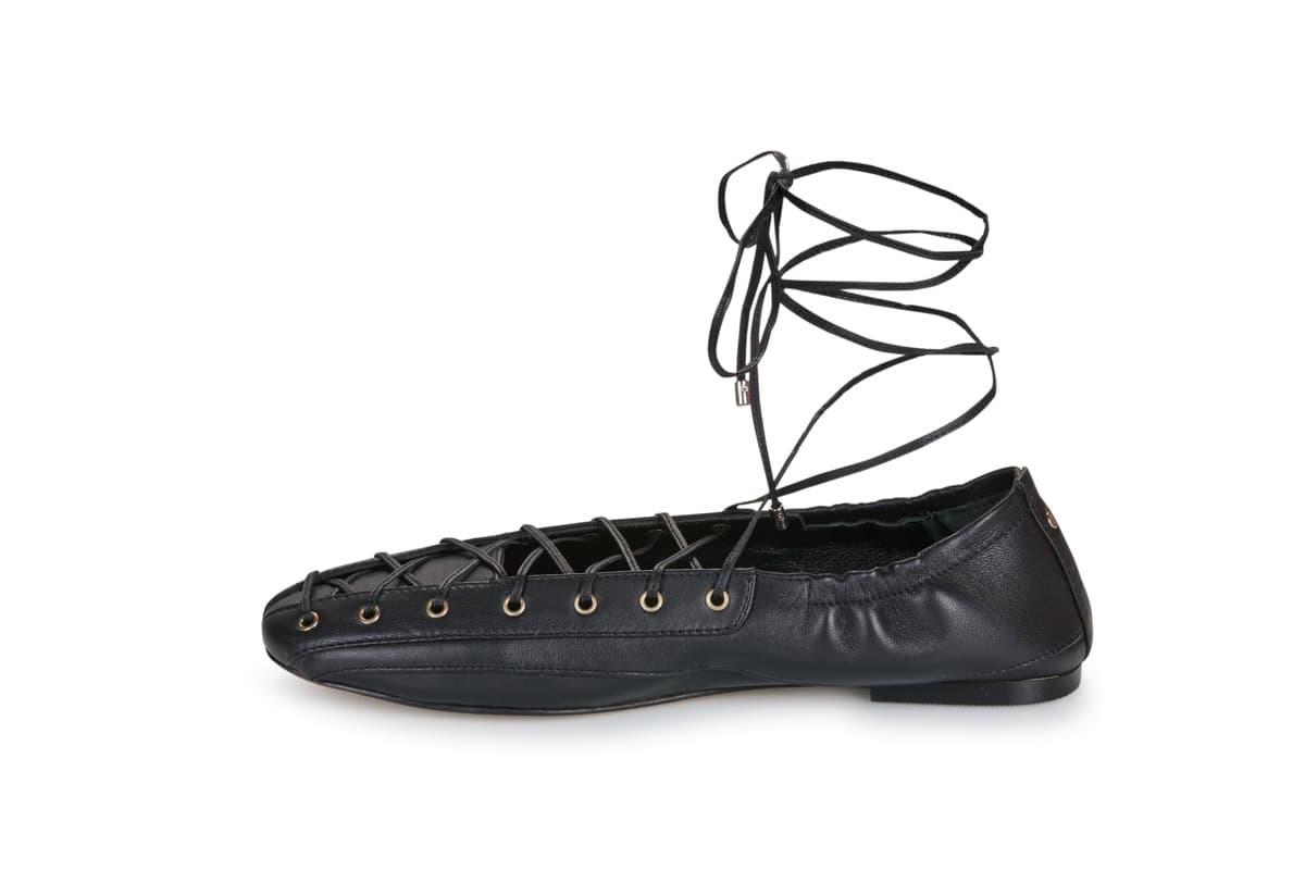 Women's Ballet Flats Bronx Black