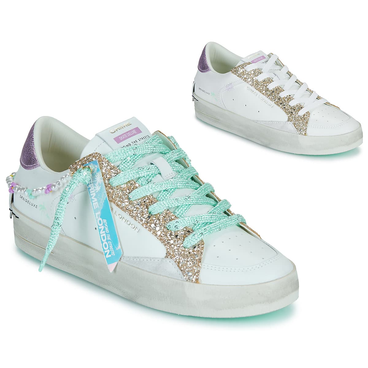 Women's Sneakers Crime London White