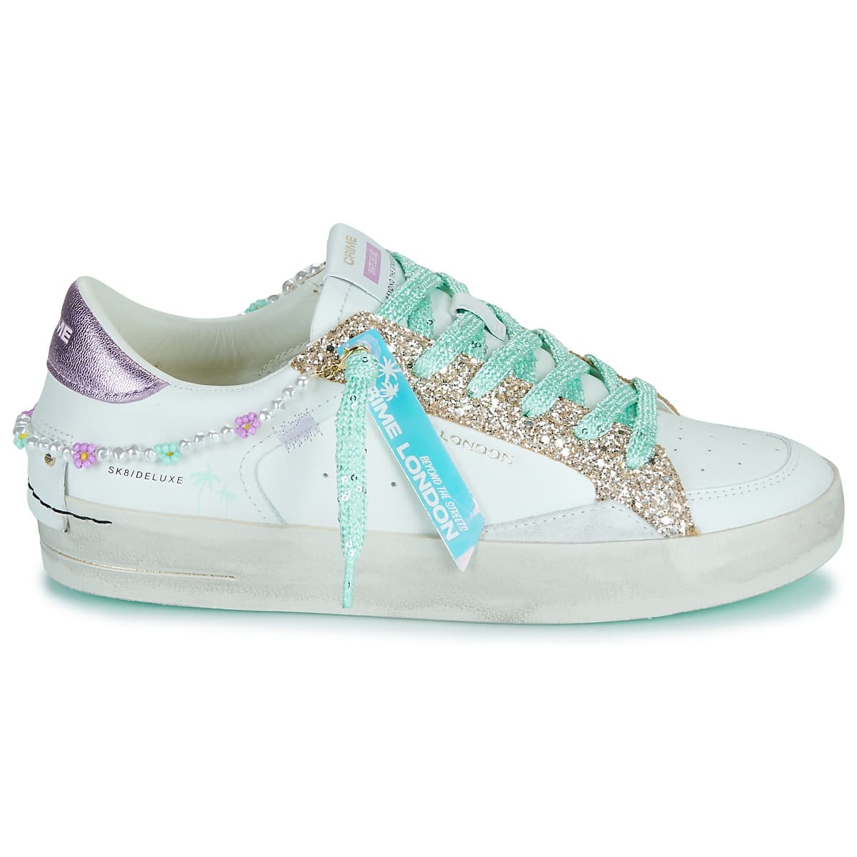 Women's Sneakers Crime London White