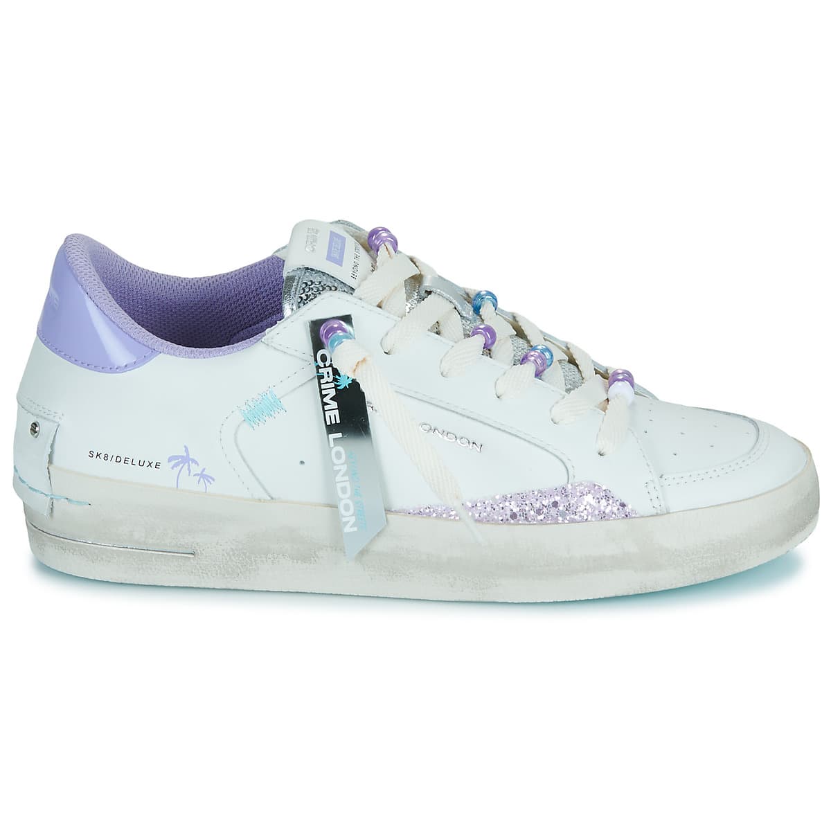 Women's Sneakers Crime London White