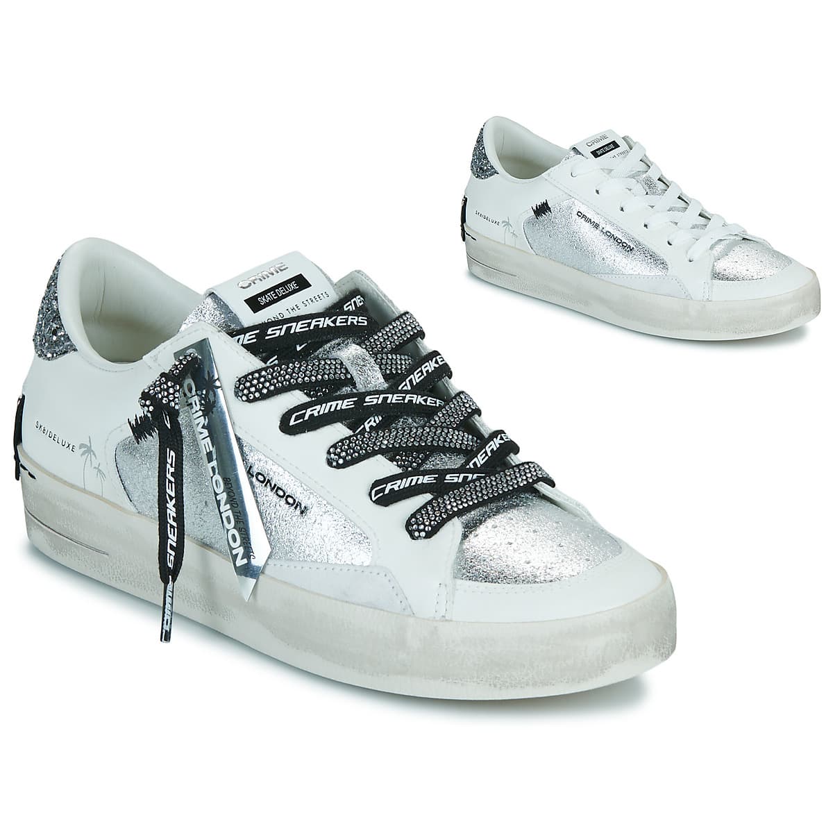 Women's Sneakers Crime London White