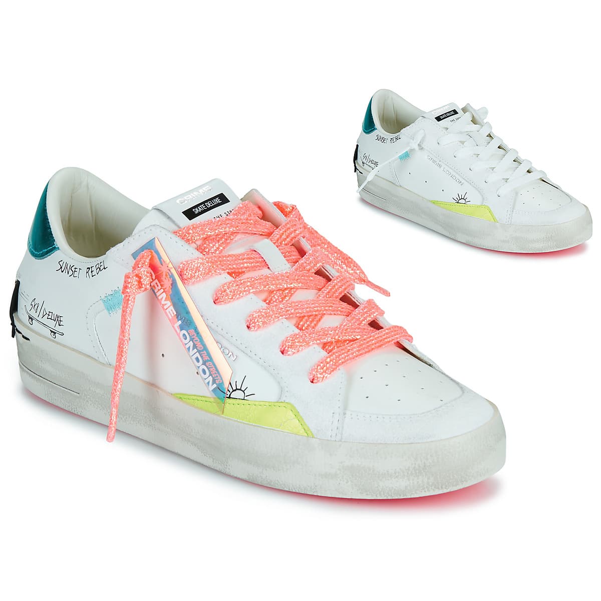 Women's Sneakers Crime London White