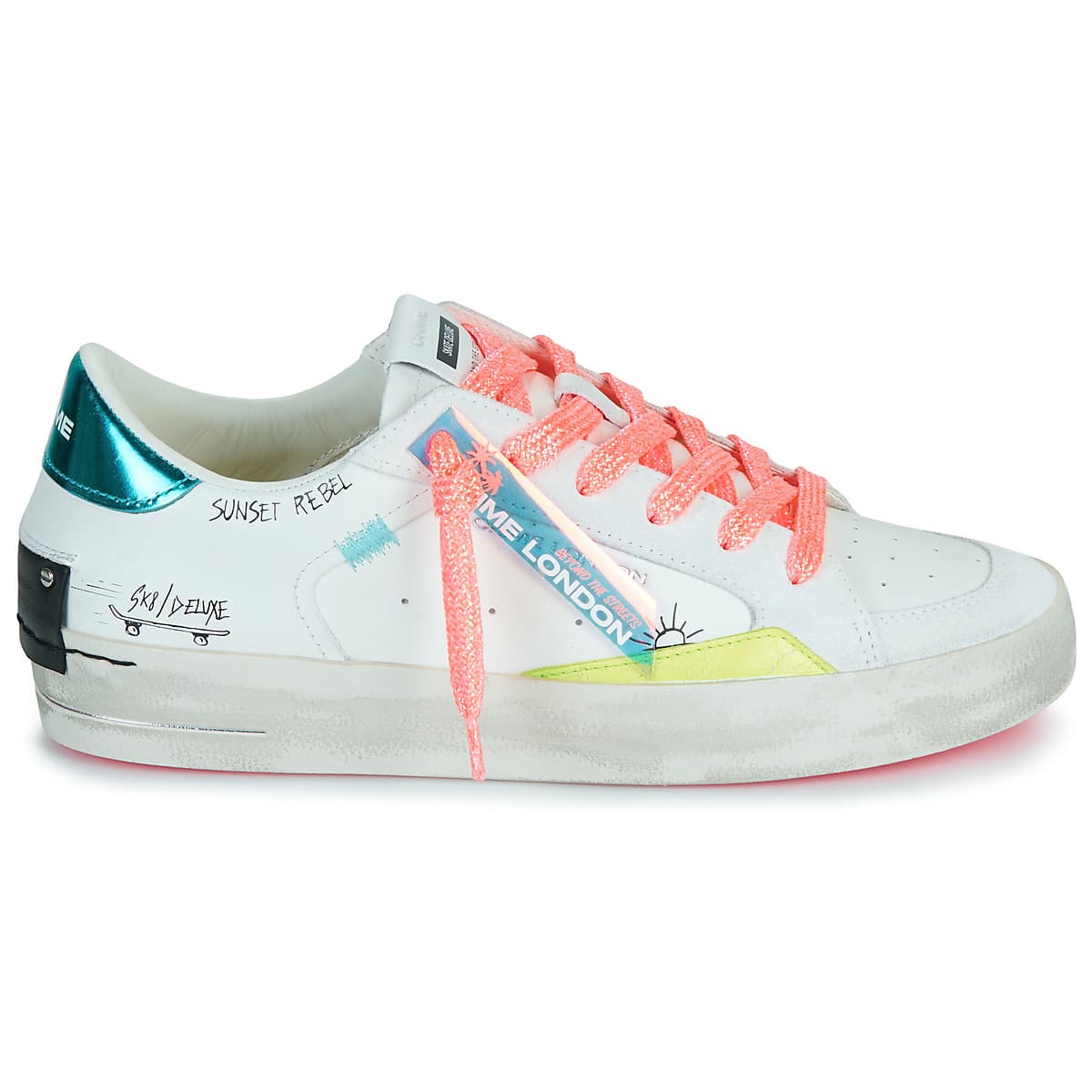 Women's Sneakers Crime London White