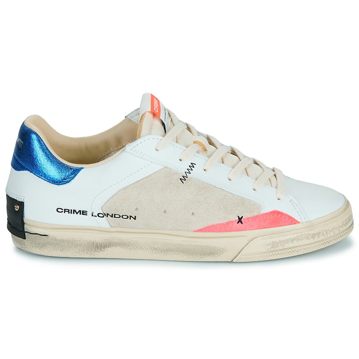Women's Sneakers Crime London White