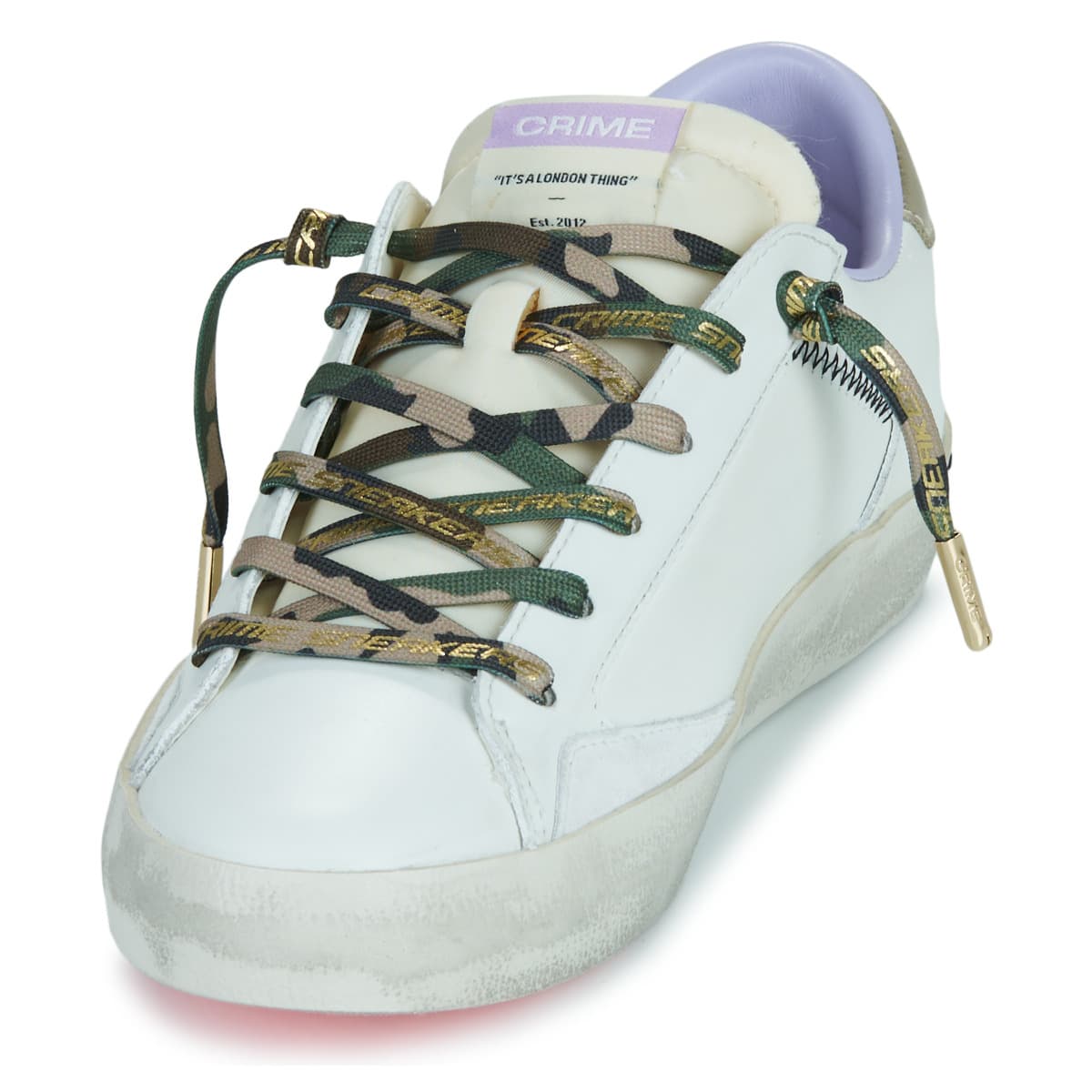 Women's Sneakers Crime London White