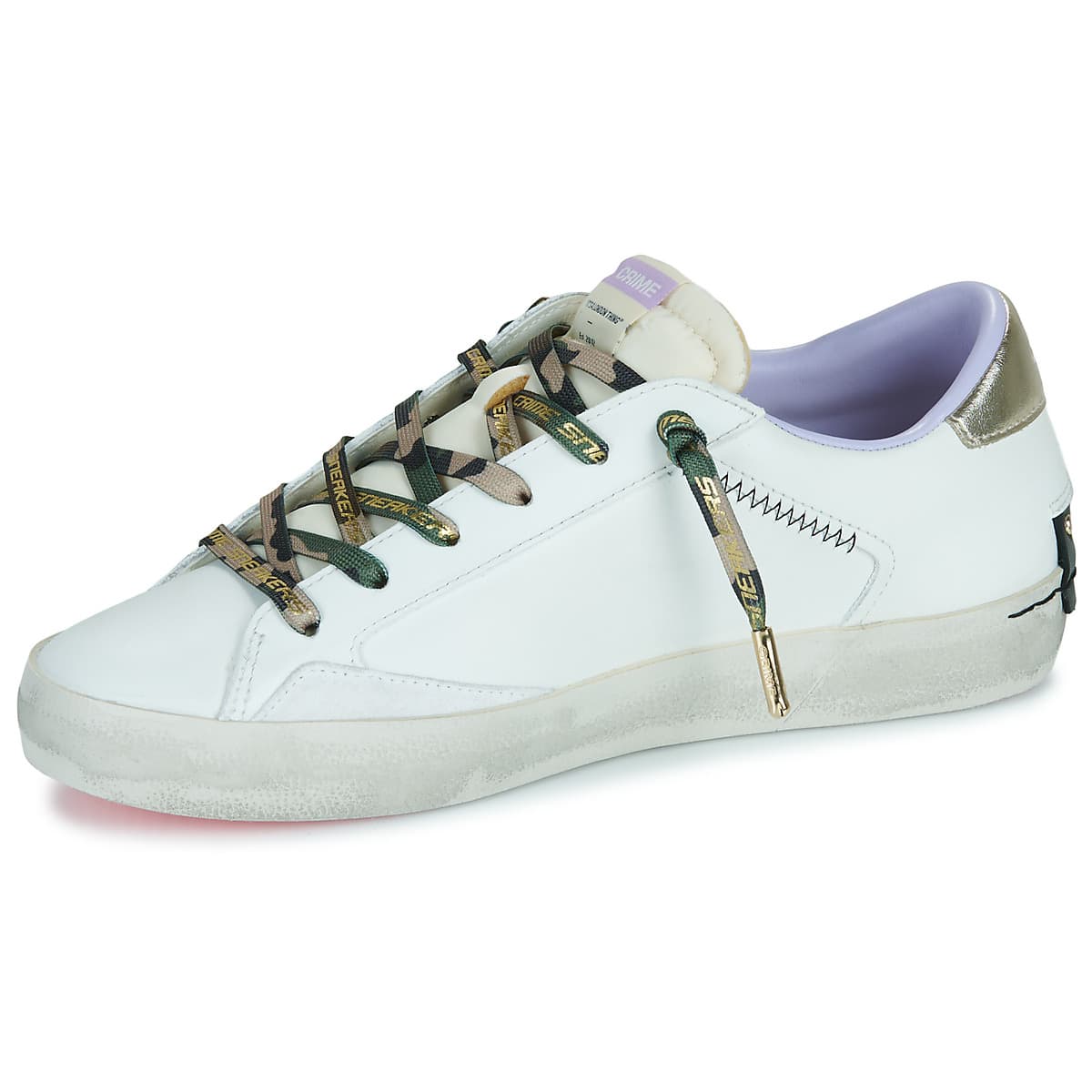 Women's Sneakers Crime London White