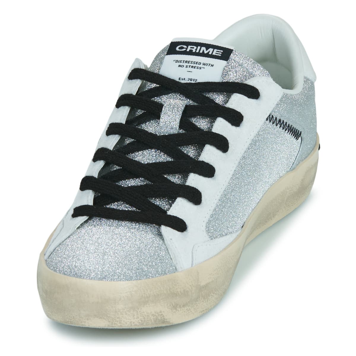 Women's Sneakers Crime London Silver