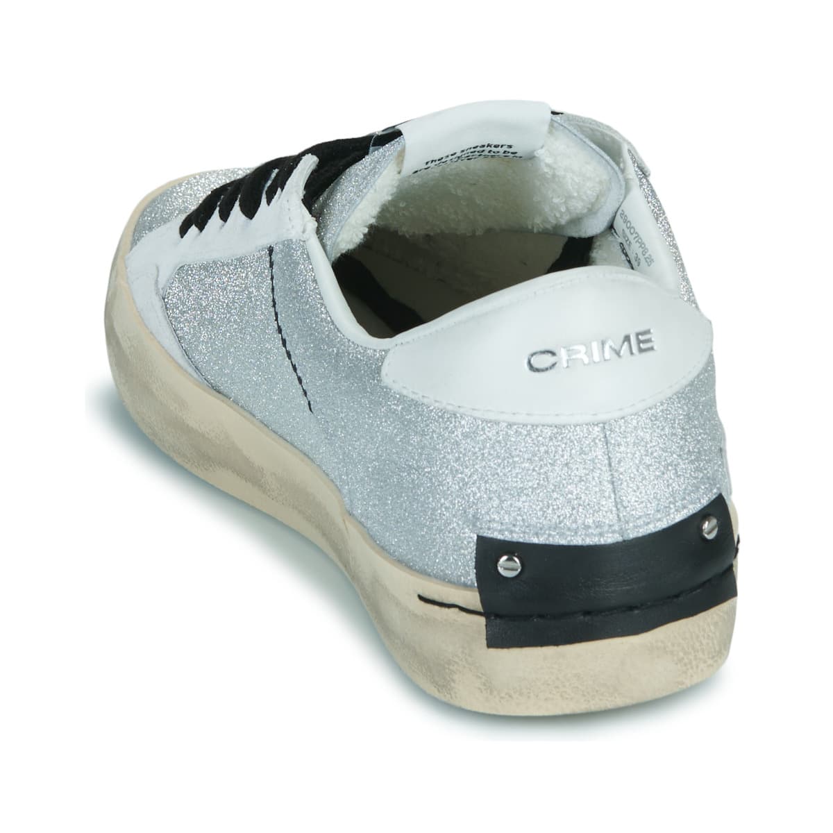 Women's Sneakers Crime London Silver