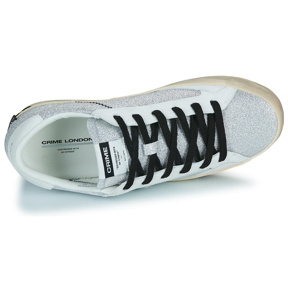 Women's Sneakers Crime London Silver
