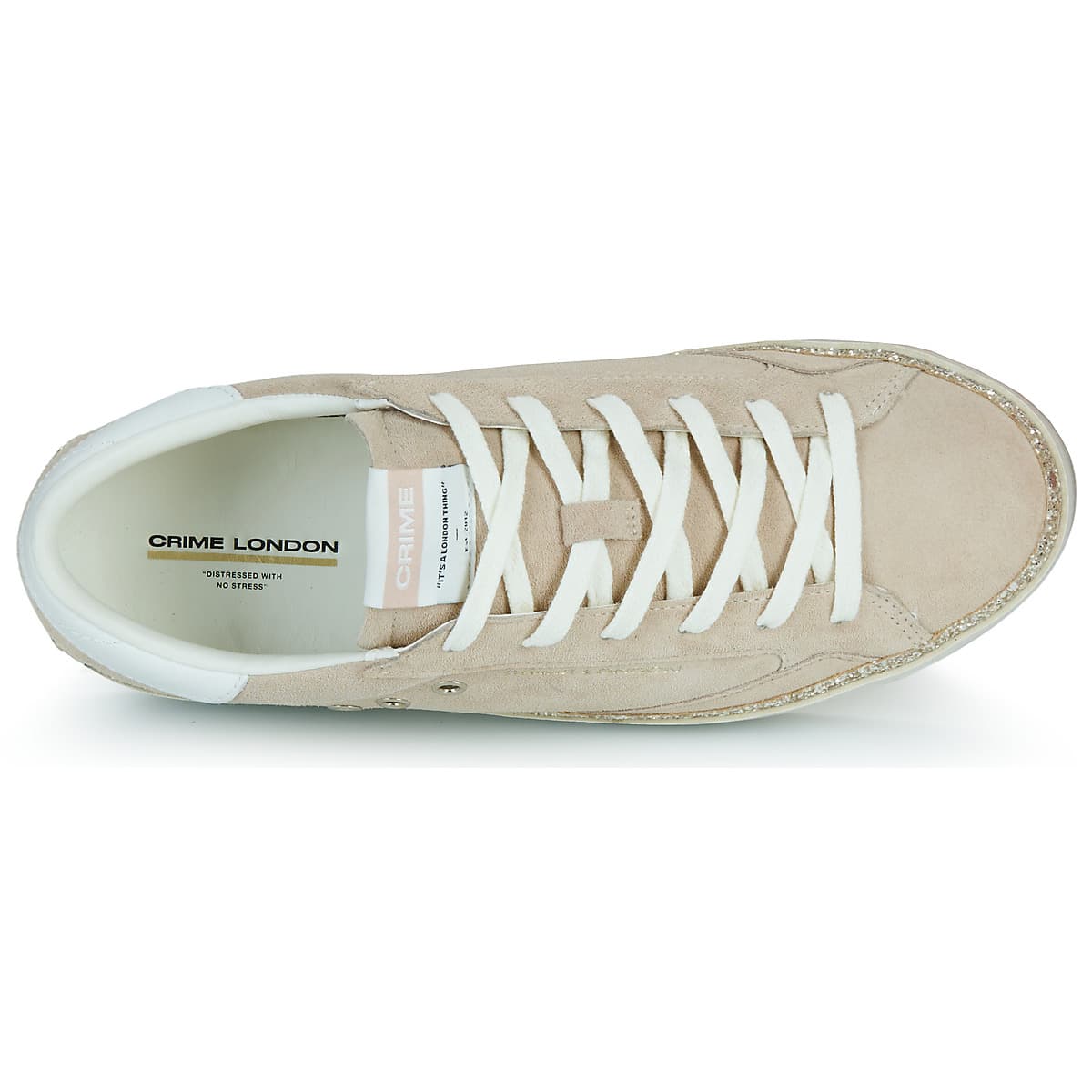 Women's Sneakers Crime London Beige