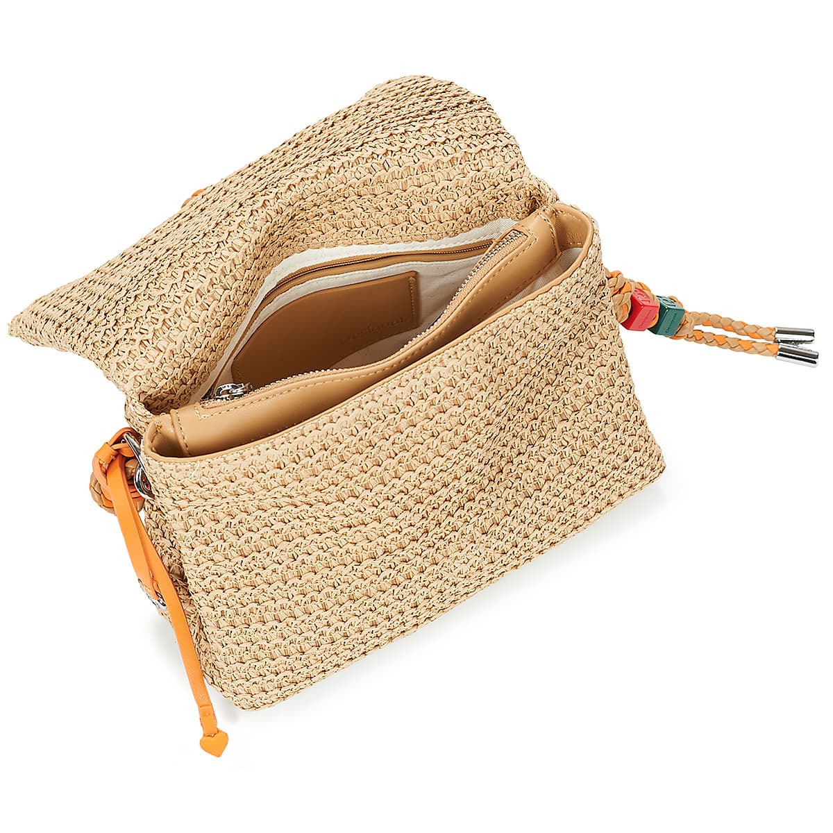 Women's Shoulder Bags Desigual Beige