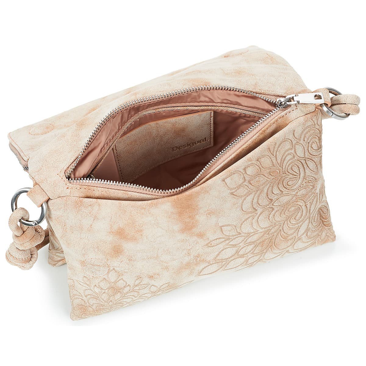 Women's Shoulder Bags Desigual Beige