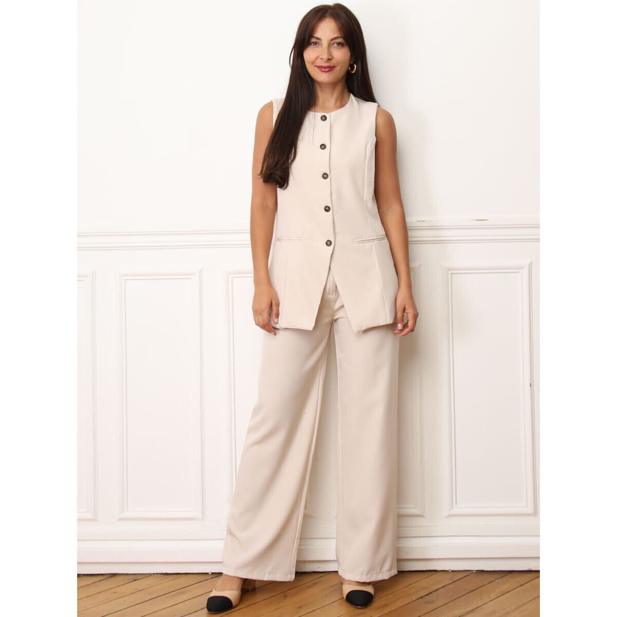 Women's Pants La Modeuse Beige