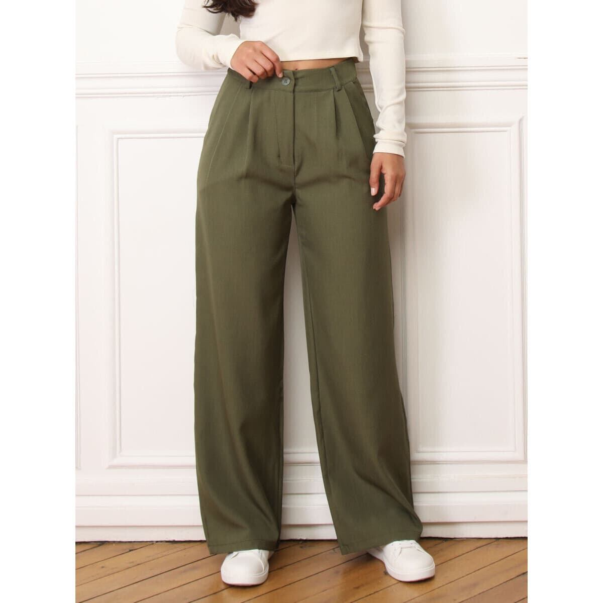 Women's Pants La Modeuse Khaki