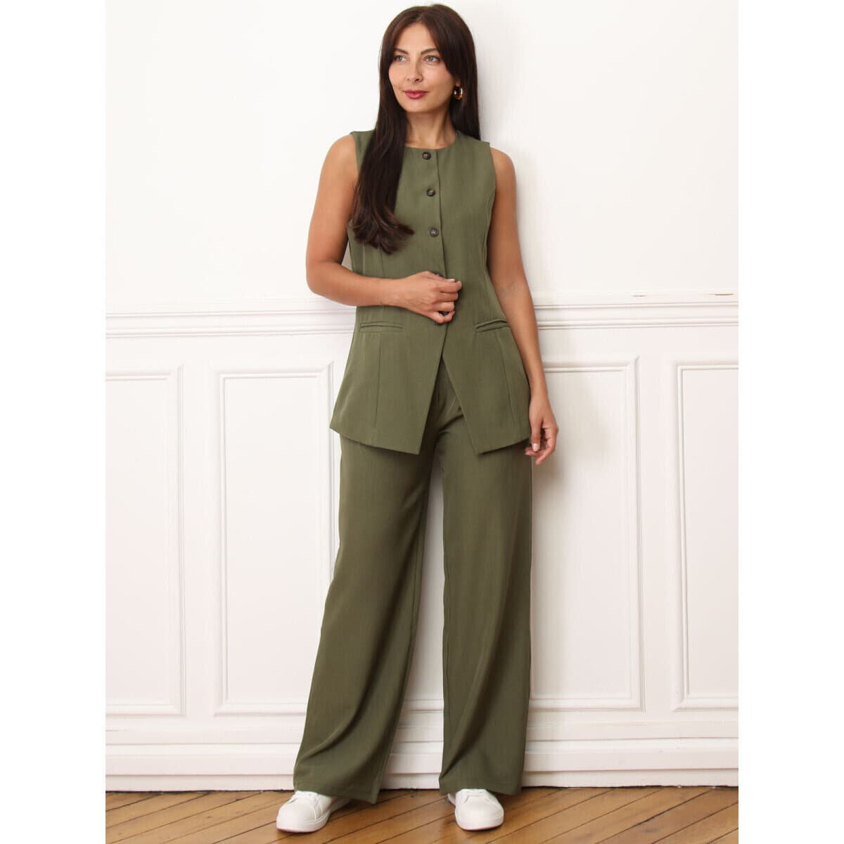 Women's Pants La Modeuse Khaki
