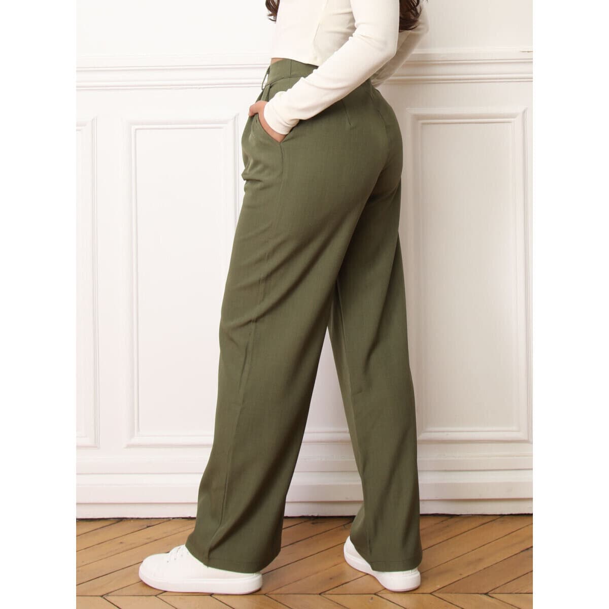 Women's Pants La Modeuse Khaki