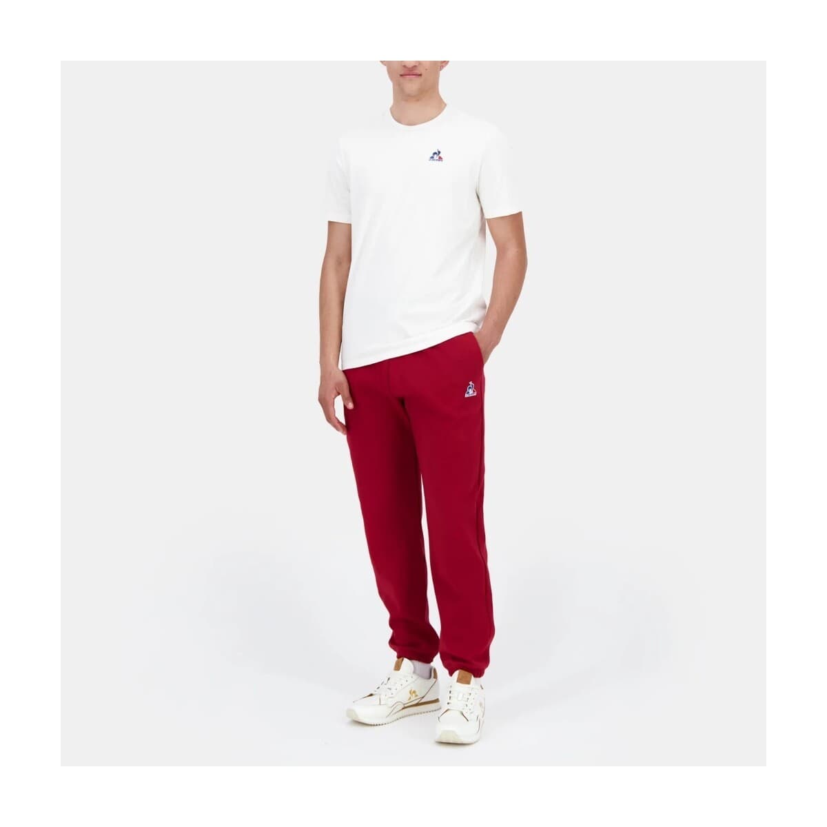 Men's Sports Pants Le Coq Sportif Red