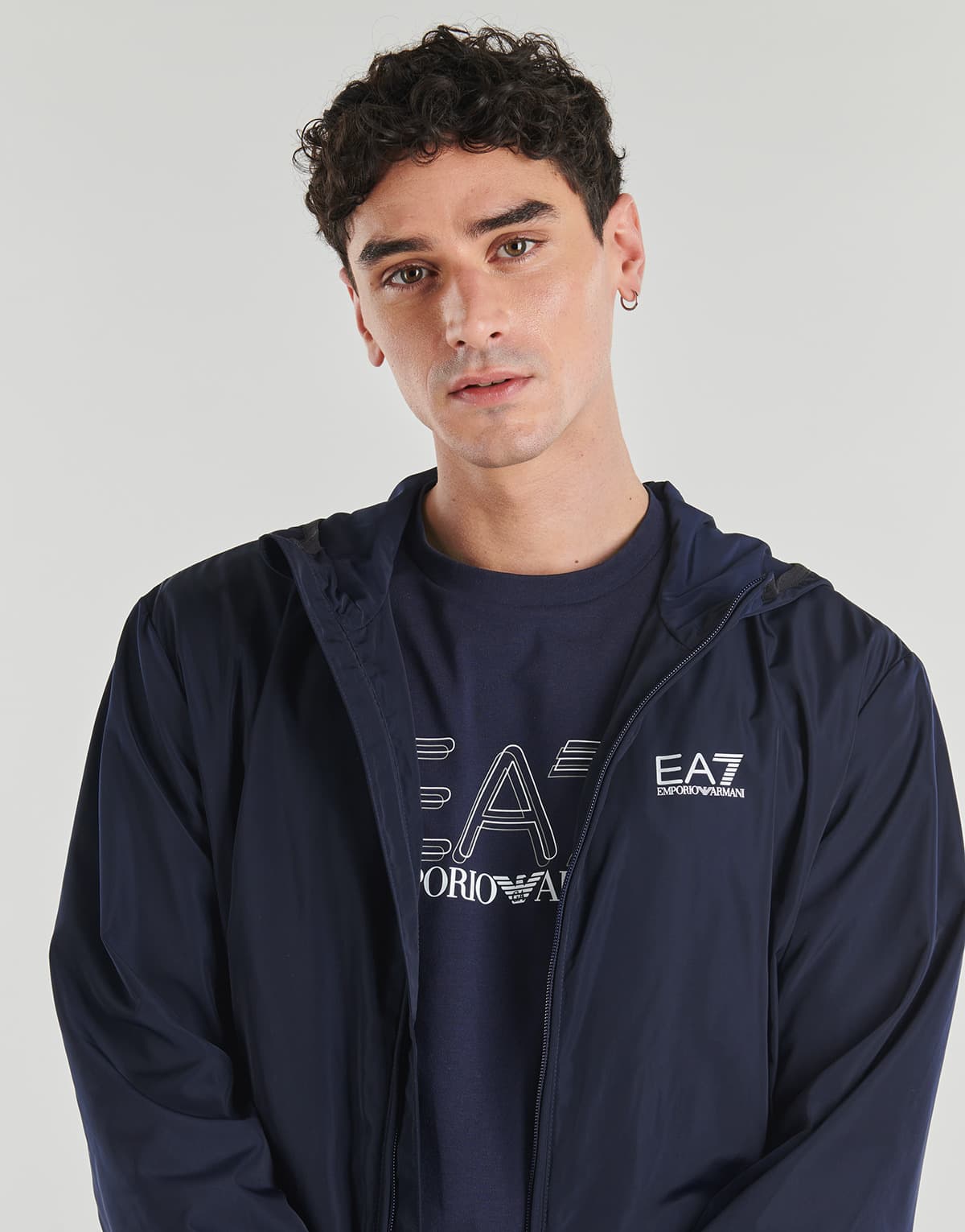 Men's Jackets EA7 Blue