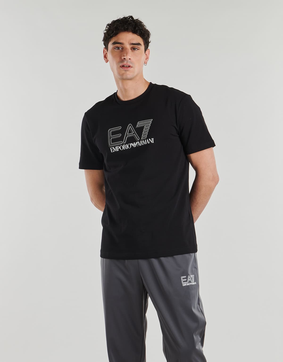 Men's T-Shirts EA7 Black