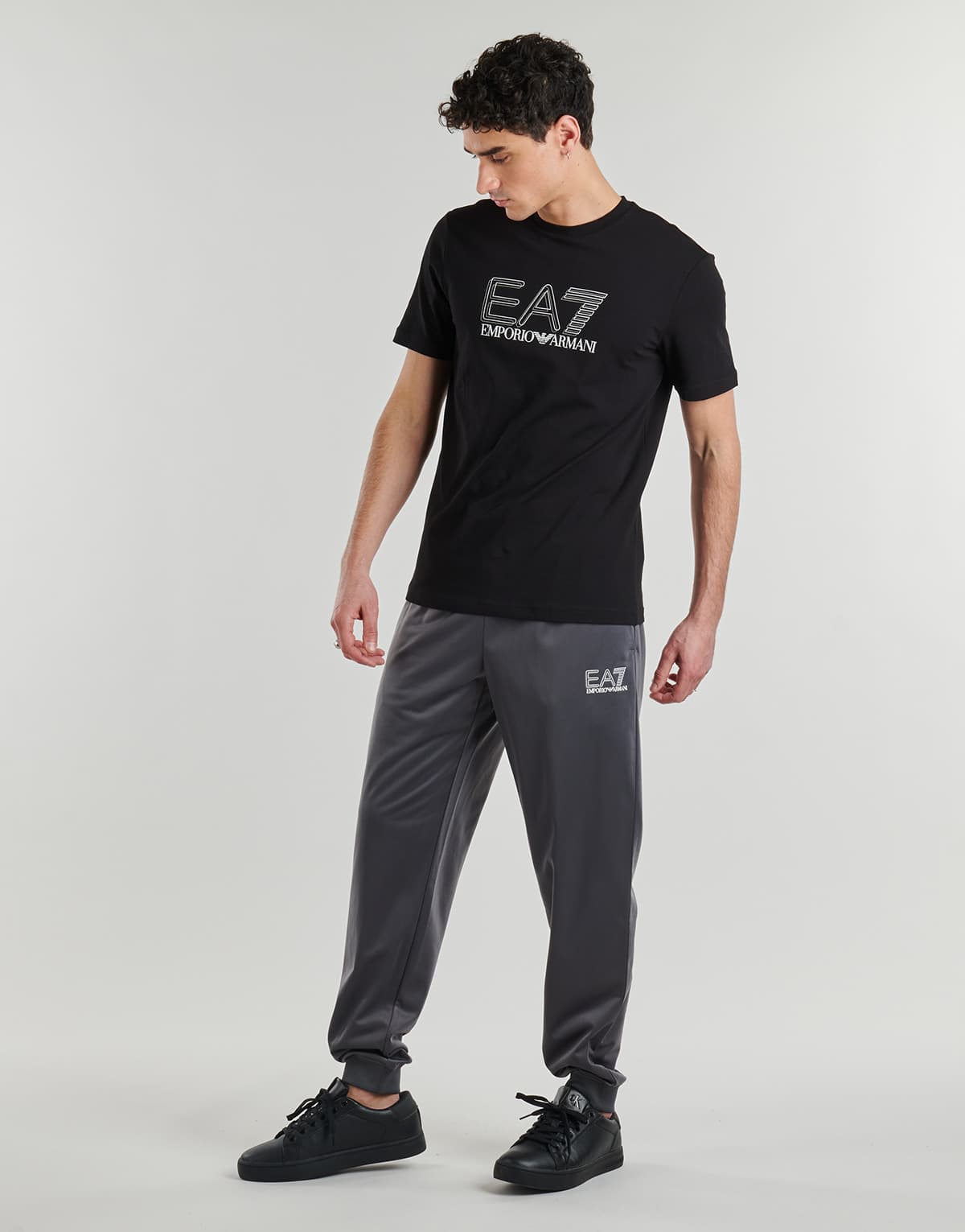 Men's T-Shirts EA7 Black