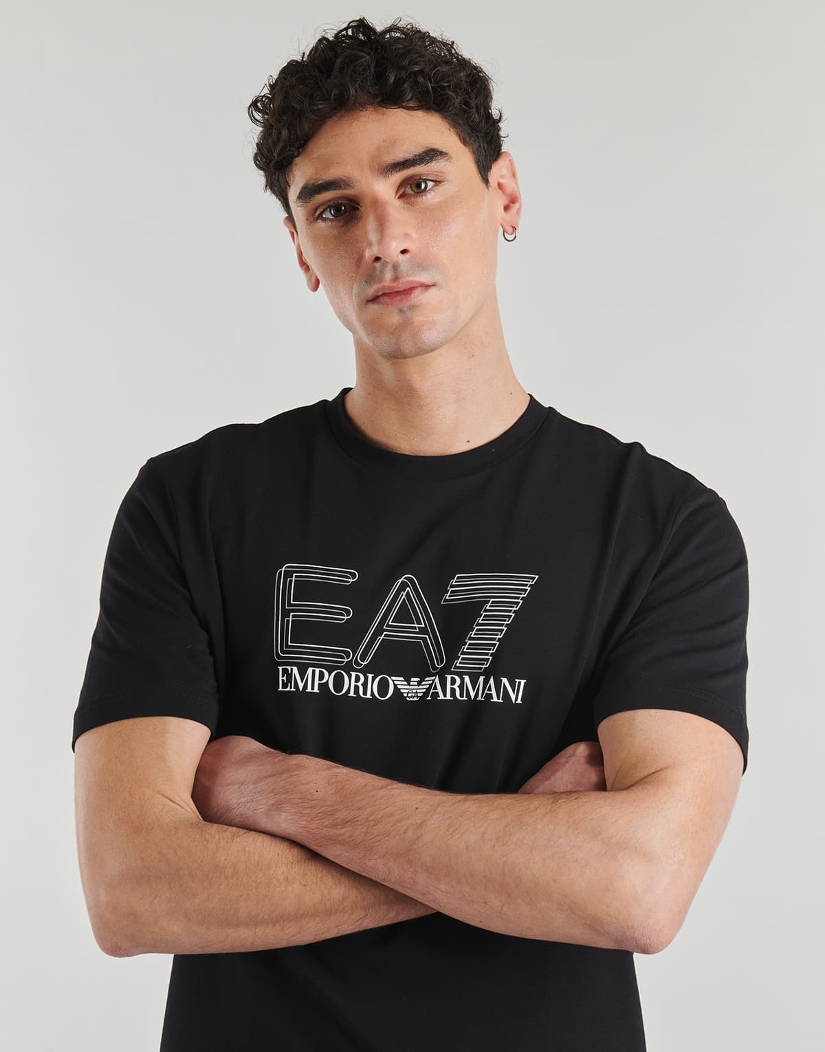 Men's T-Shirts EA7 Black