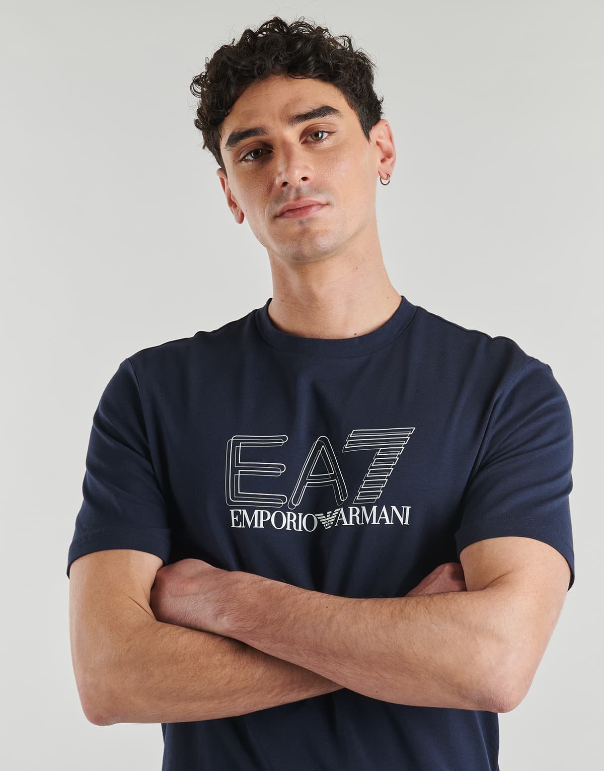 Men's T-Shirts EA7 Blue