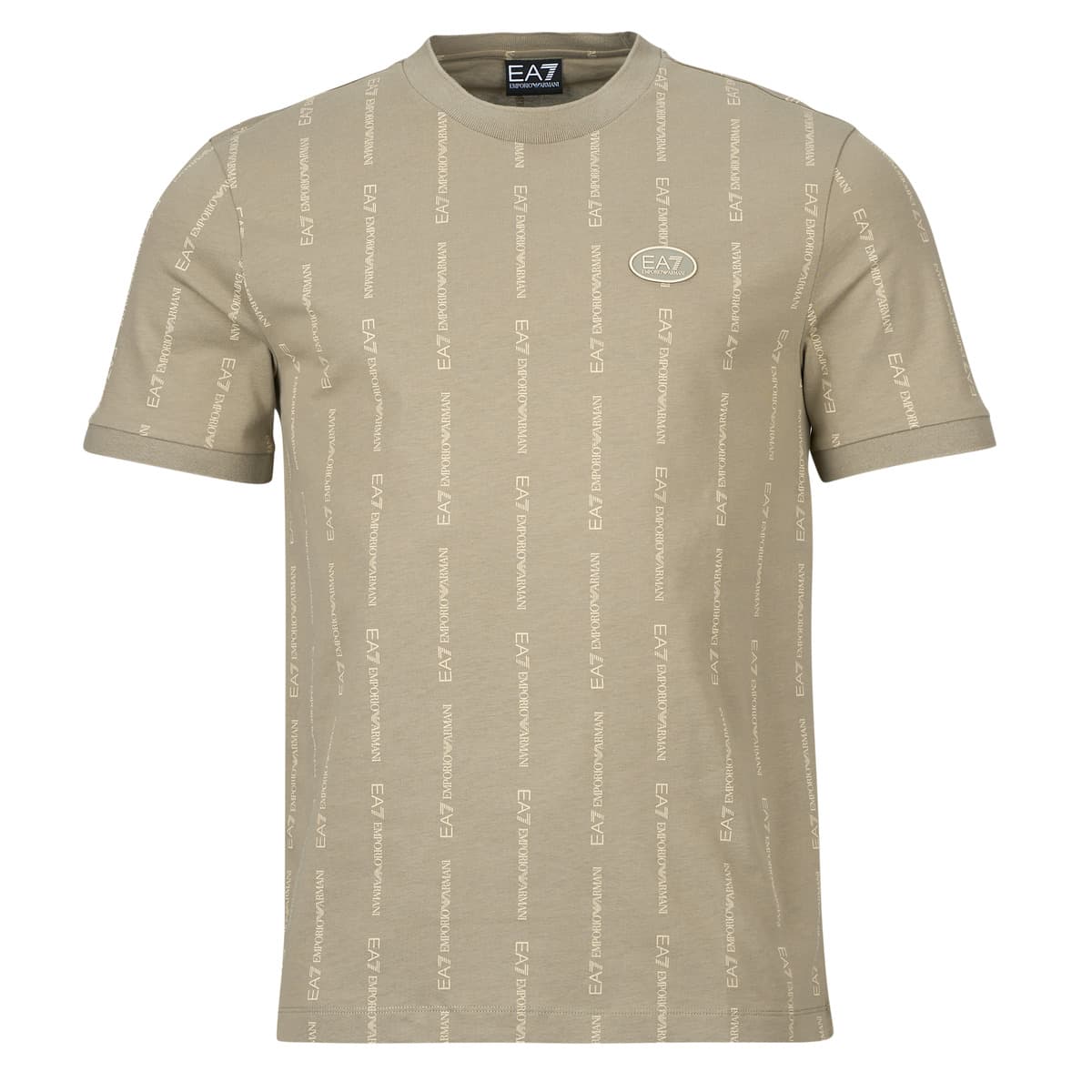 Men's T-Shirts EA7 Beige