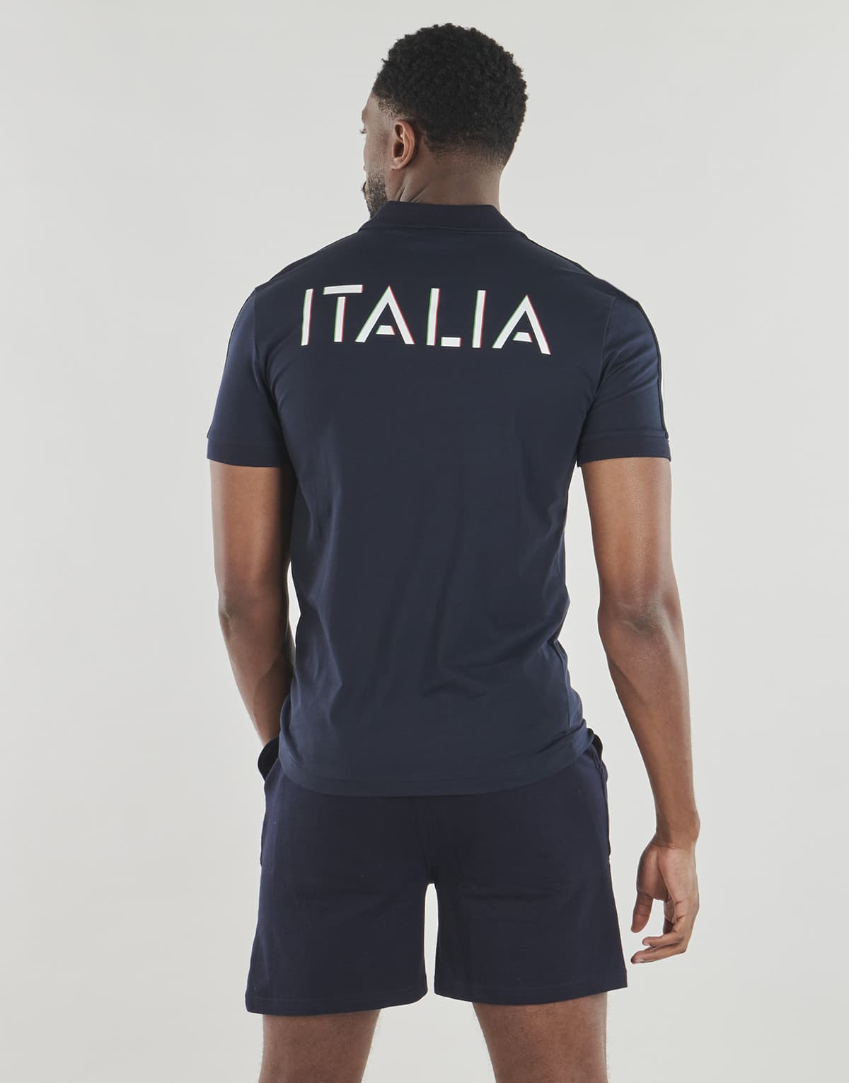 Men's Polo Shirts EA7 Blue