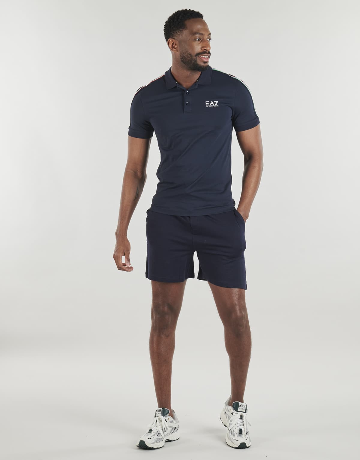 Men's Polo Shirts EA7 Blue