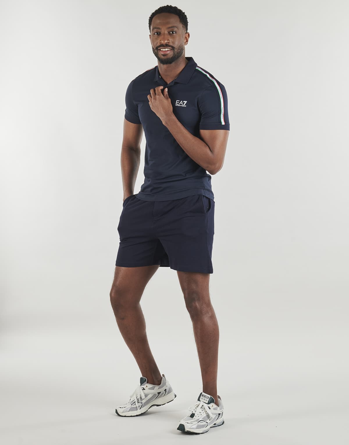 Men's Polo Shirts EA7 Blue