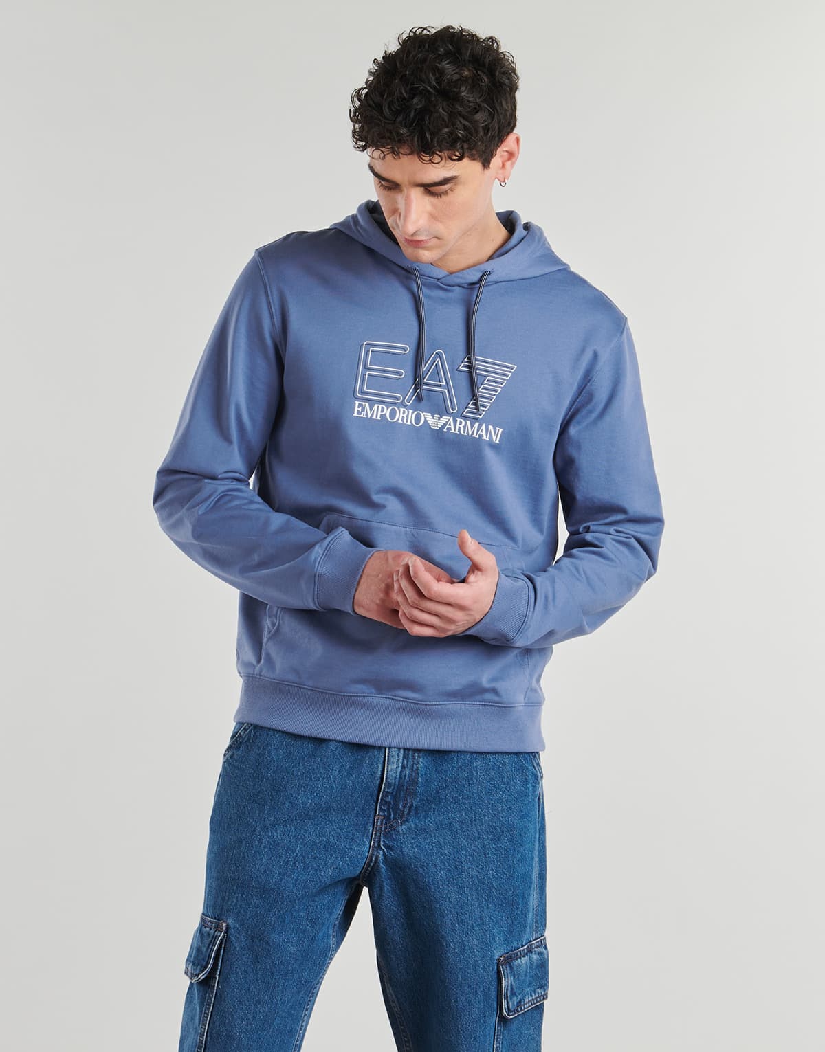 Men's Sweatshirts EA7 Blue