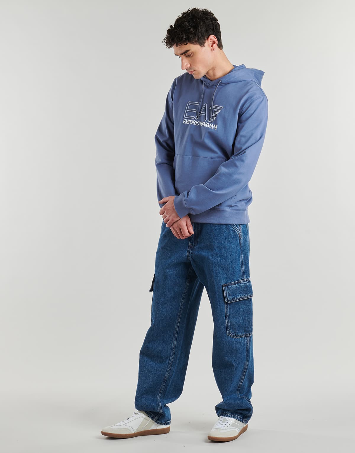 Men's Sweatshirts EA7 Blue